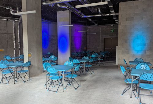 200x Blue Folding Tables For Sale