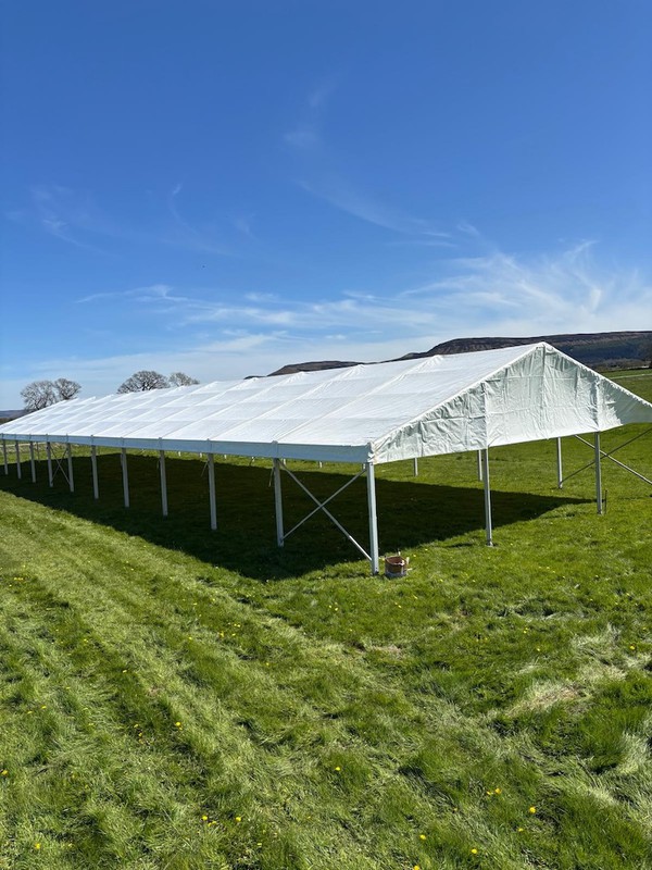 10m x 36m bar tensioned marquee