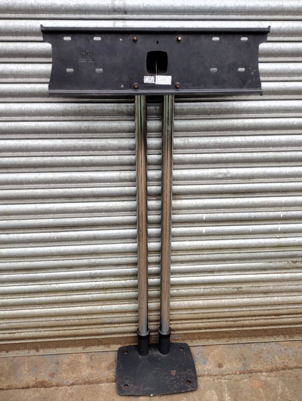 Secondhand Used Unicol Bolt Down TV Stand For Sale