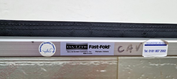 Secondhand Fast-Fold Projector Screen System