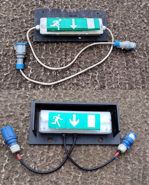 Used Emergency Exit Lights