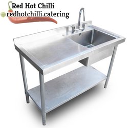Single stainless steel sink