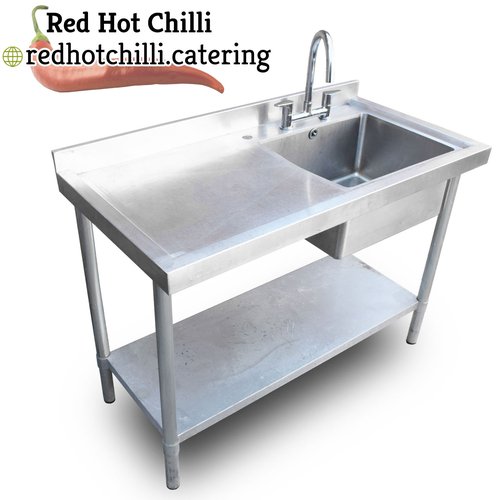 Single stainless steel sink
