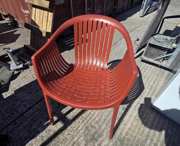 Rust Coloured Tub Chair