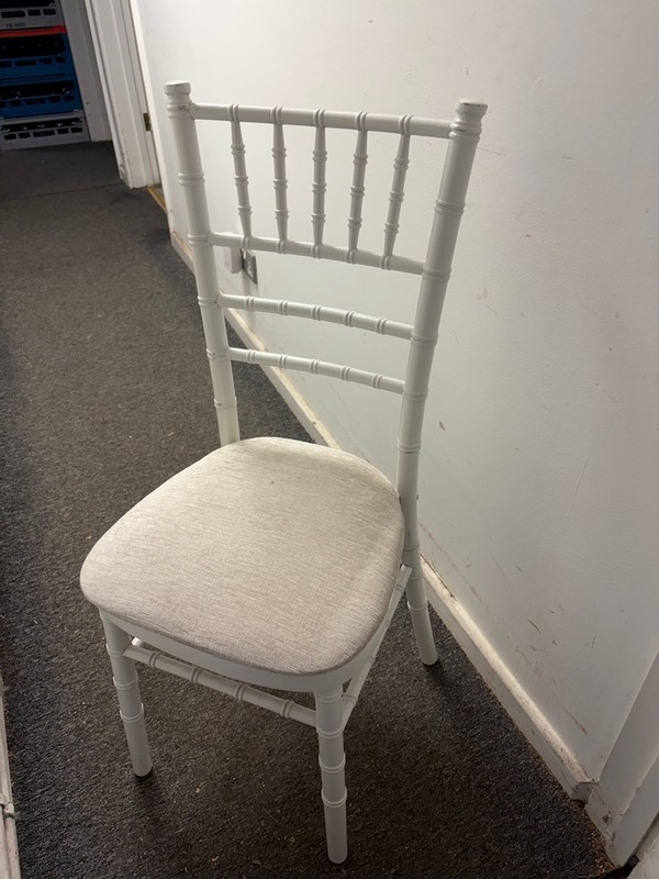 White Chiavari Chairs for sale