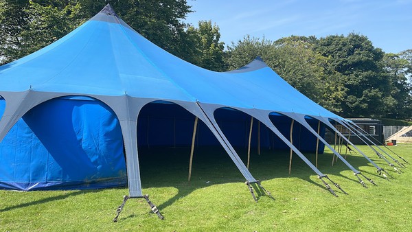 big top for sale  Regentex with round poles