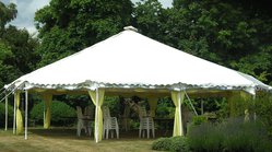 34ft x 34ft Traditional Shaped Clear Span Marquee For Sale