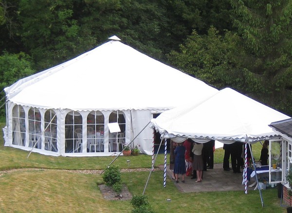 34ft x 34ft And 20ft x 17ft Frame Marquees For Sale