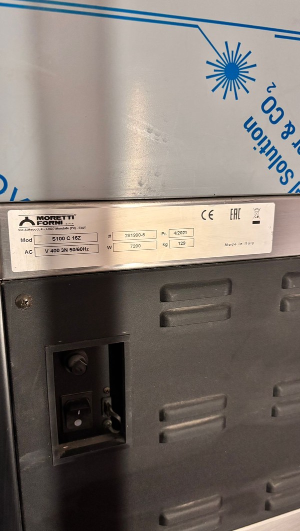 Used Moretti Forni Double Deck Pizza Oven