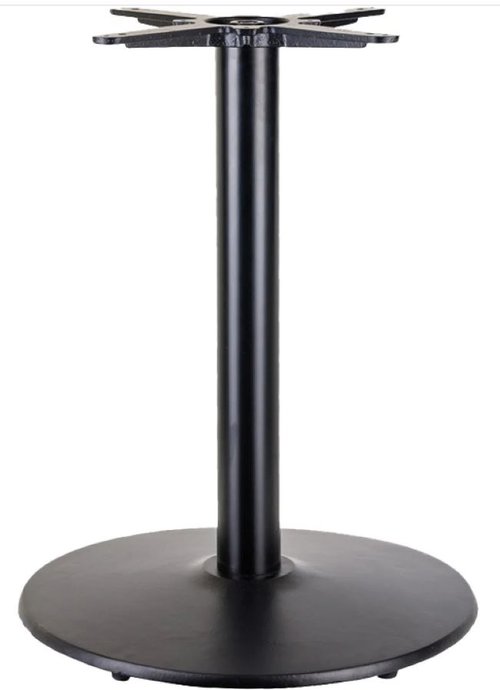 Round Black Cast Iron Table Base