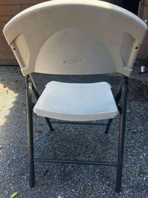 Lifetime folding chairs for sale