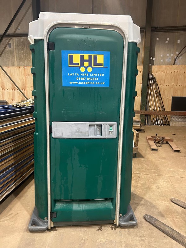 Green Polyjohn Fleet Chemical Toilets