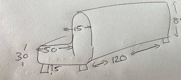 Secondhand 3x Dark Blue Booth Seats