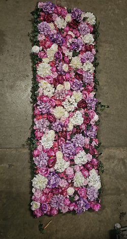 Pink, Purple And White Flower Feature For Sale