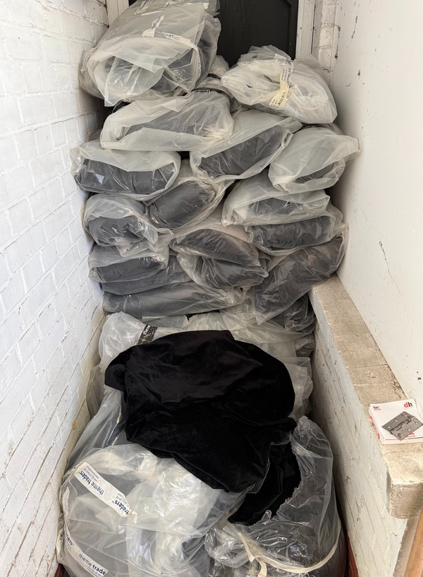 Black Velvet Chair Covers For Sale