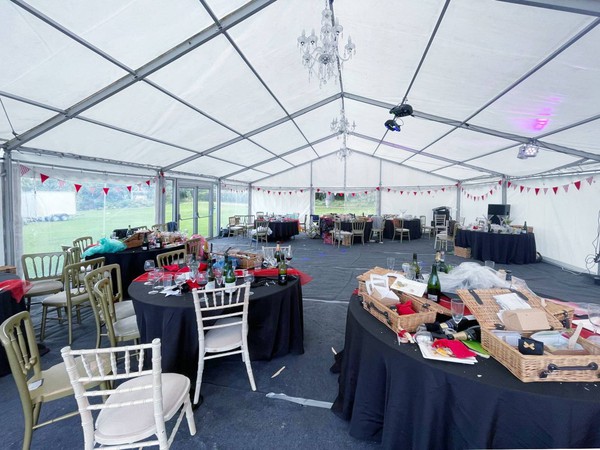 9m x 12m without the lining