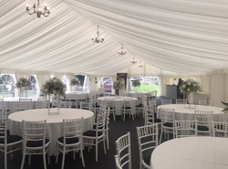3m, 6m, 9m & 12m Wide Pleated Ivory Linings For Sale