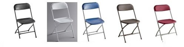 New Folding Plastic Chairs