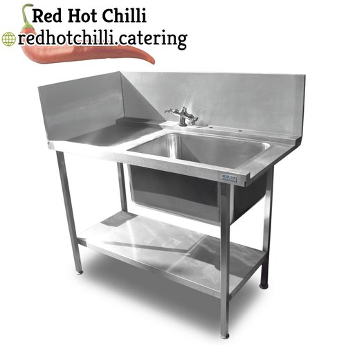 1.2m Stainless Steel Single Sink  (Ref: 2141)