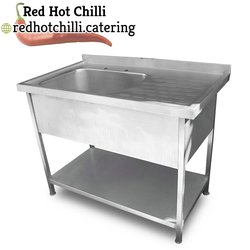 1.2m Stainless Steel Single Sink  (Ref: 2140)