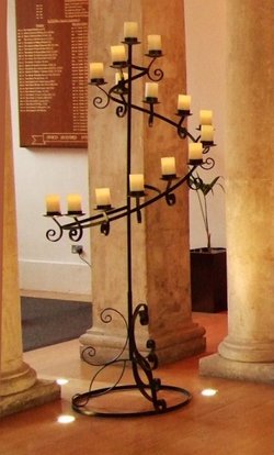 Large Spiral Candelabra