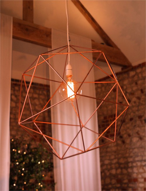 hexagon-shaped Geometric Displayframe
