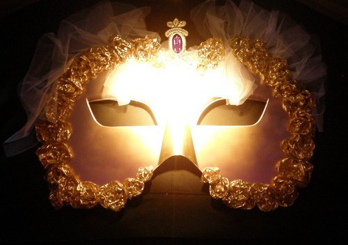 Giant gold mask for sale