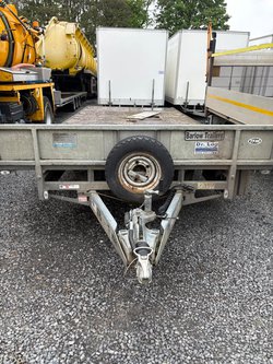 Ifor williams toilet transport trailer
