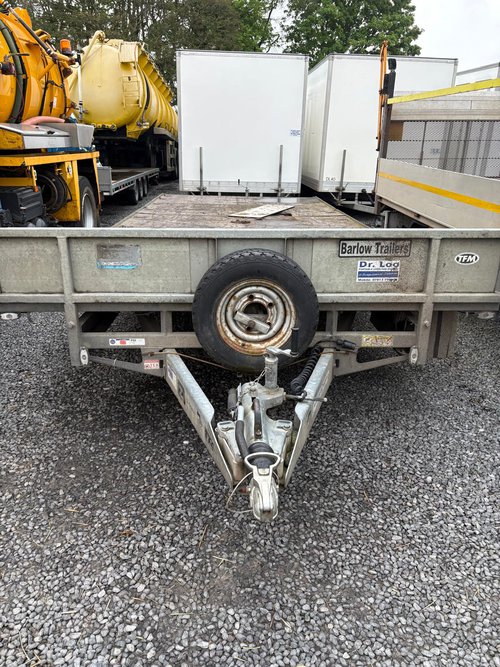 Ifor williams toilet transport trailer
