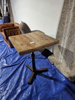 Patina Teak Three Leg Bistro Table
