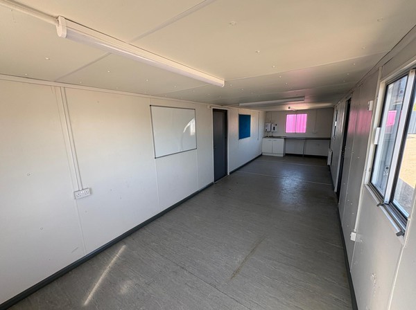 32ft x 10ft Open Plan Canteen Cabin