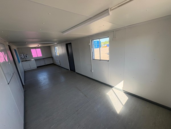Used 32ft x 10ft Open Plan Canteen Cabin