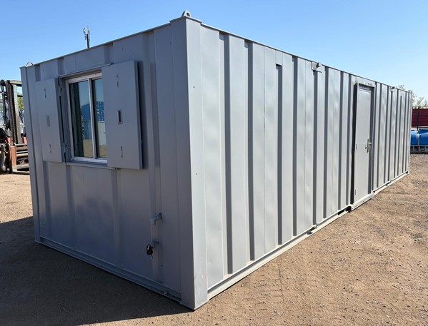 Used 32ft x 10ft Open Plan Canteen Cabin For Sale