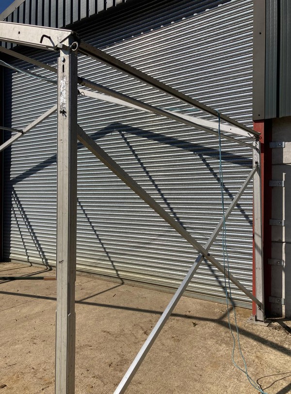 6m x 9m Marquee With Wooden Front For Sale