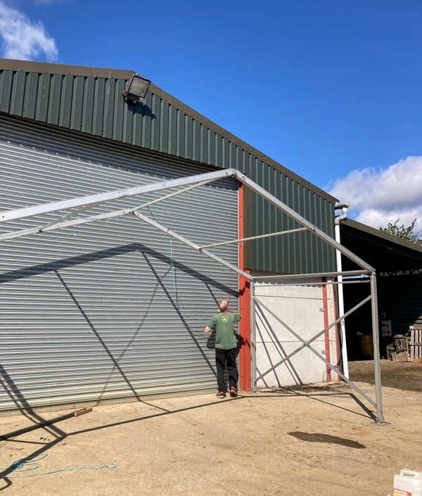 Used 6m x 9m Clear Span Marquee