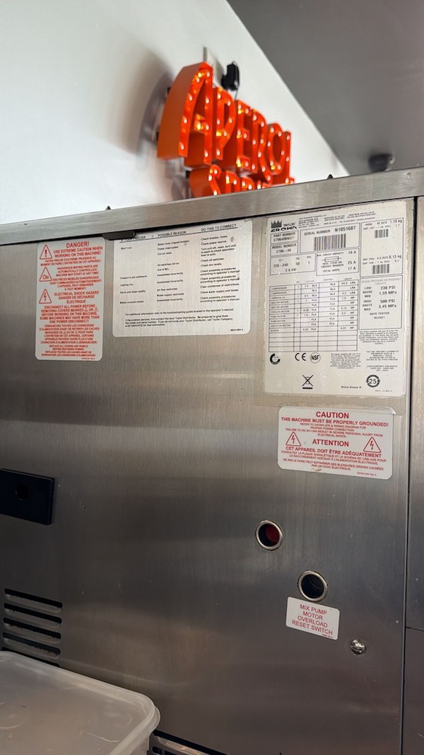 Serve Ice Cream Machine Spares or Repairs