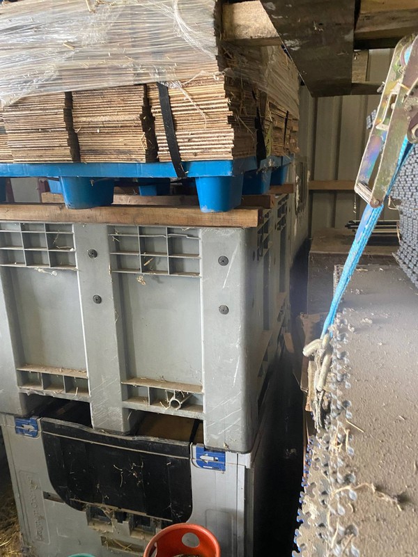 Plywood packing for marquee floors