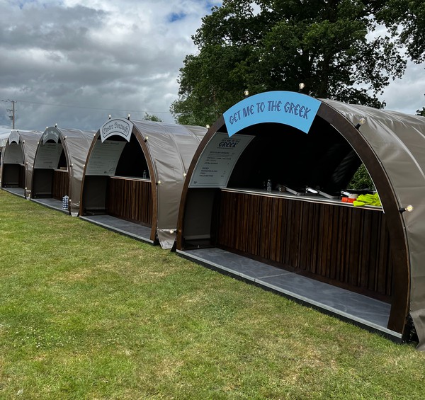Secondhand 4x Modular Hospitality Catering Pod