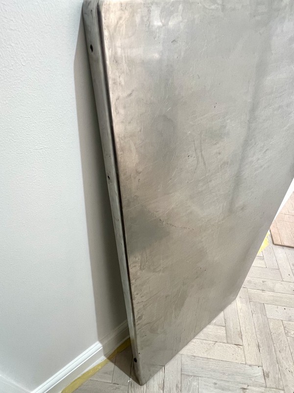 stainless steel kitchen worktop