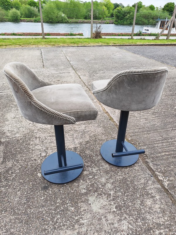 Neutral Cord swivel Bar chairs