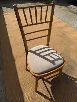 Wooden Chiavari chairs