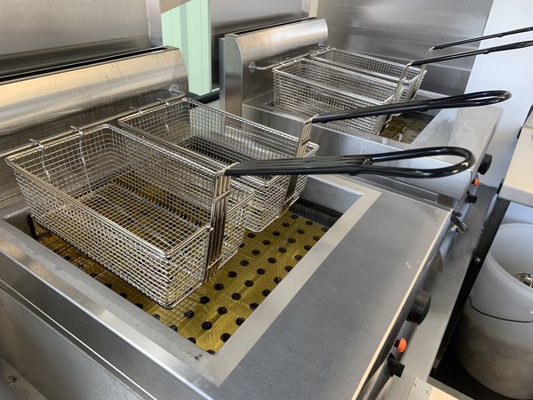 Lincat fryers in Catering Trailer
