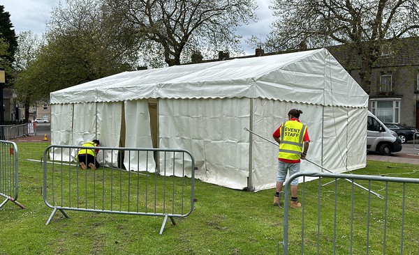 Used 6m x 9m Roder Clear Span Marquee