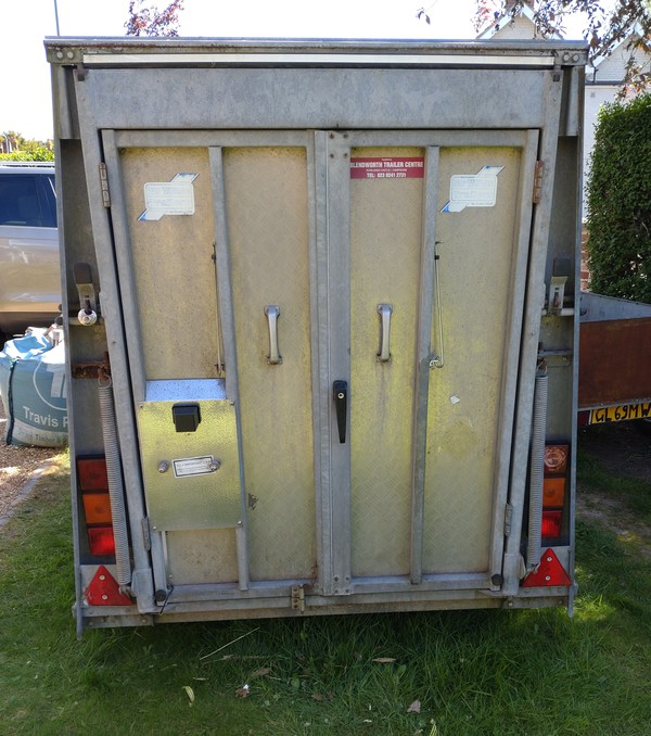 Secondhand Ifor Williams BV84G Box Trailer For Sale