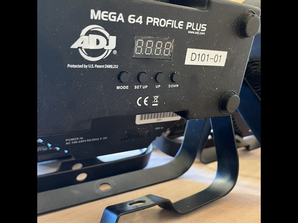 6x ADJ Mega 64 Profile Plus Uplighters - Peterborough, Cambridgeshire 4
