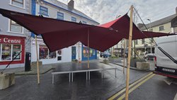 6m x 6m stretch tent stage covers