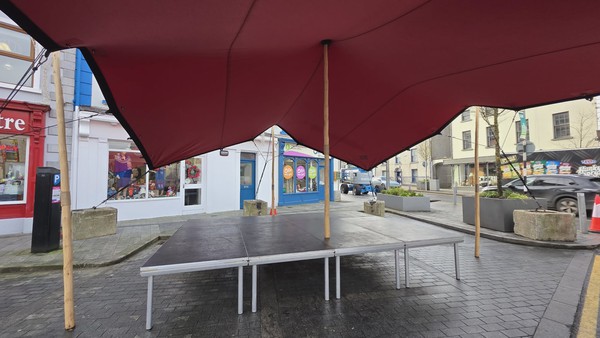 6m x 6m Red stretch tent for sale