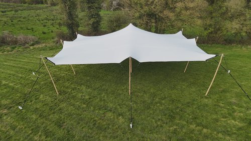 White stretch tent for sale