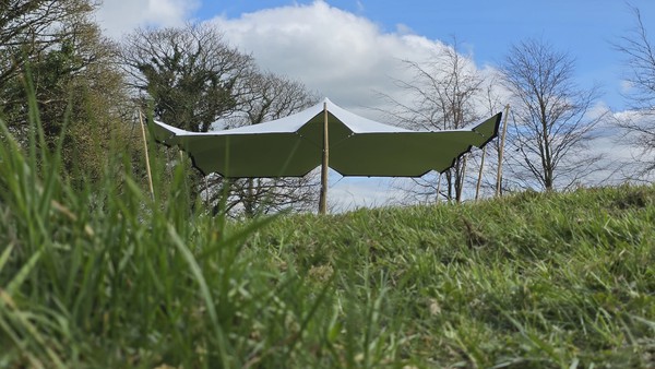 Second hand White stretch tent for sale