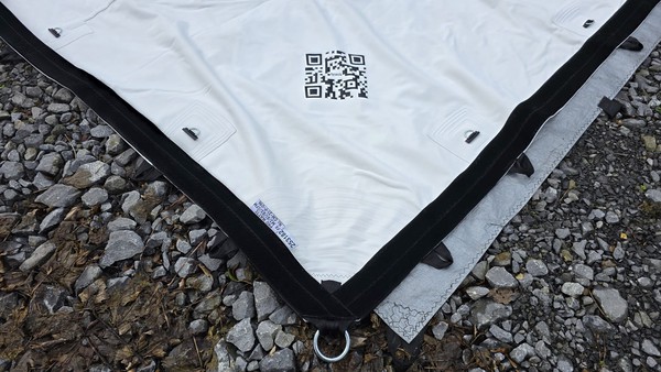 White stretch 10m x 7.5m for sale